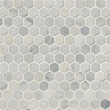 MSI Arabescato Carrara in Hexagon
