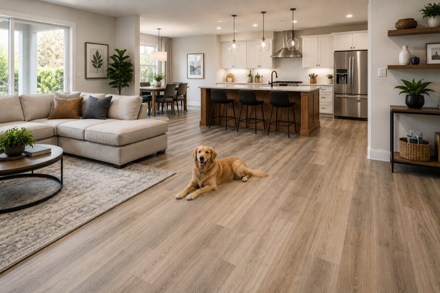 Luxury Vinyl & Laminate in an Orange County home